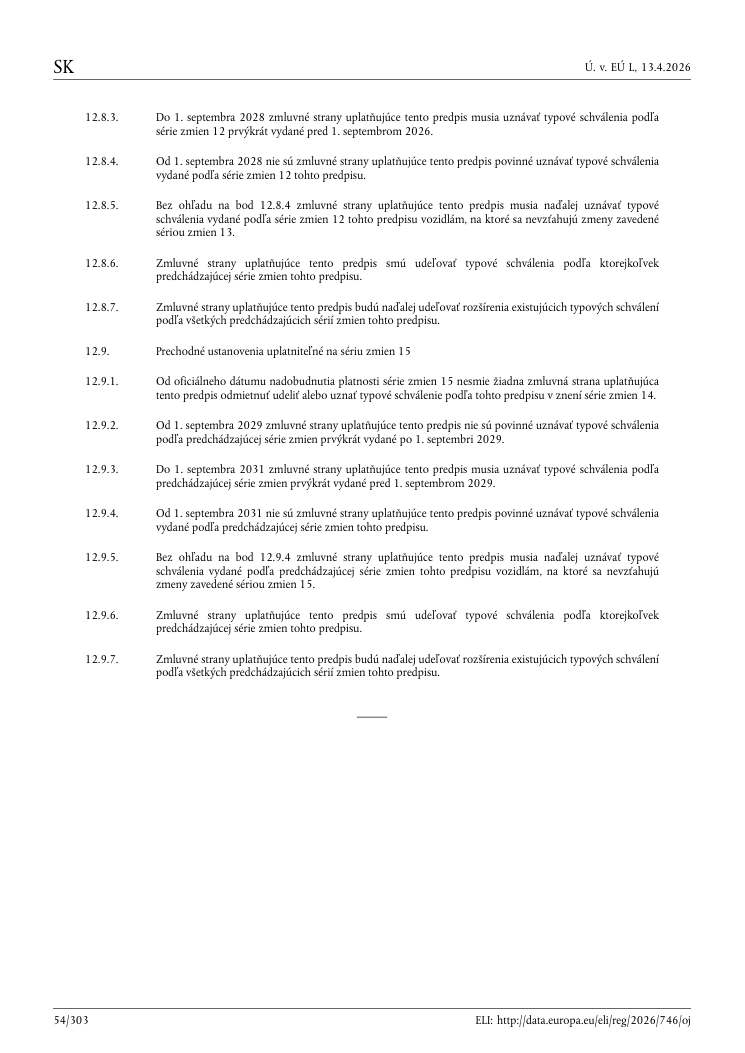 Strana 54 Predpisu OSN č. 13