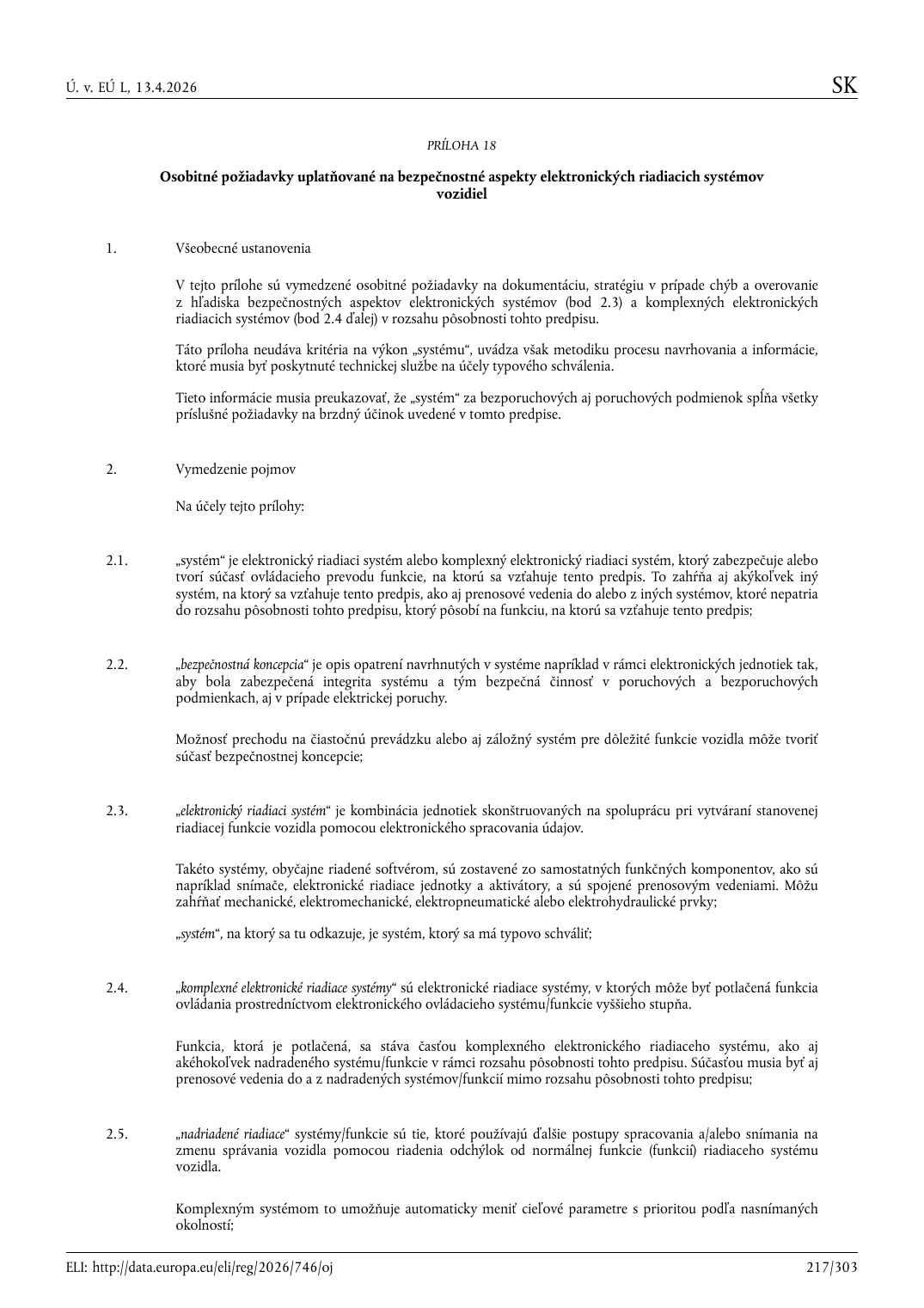 Originálna strana 217 prílohy 18