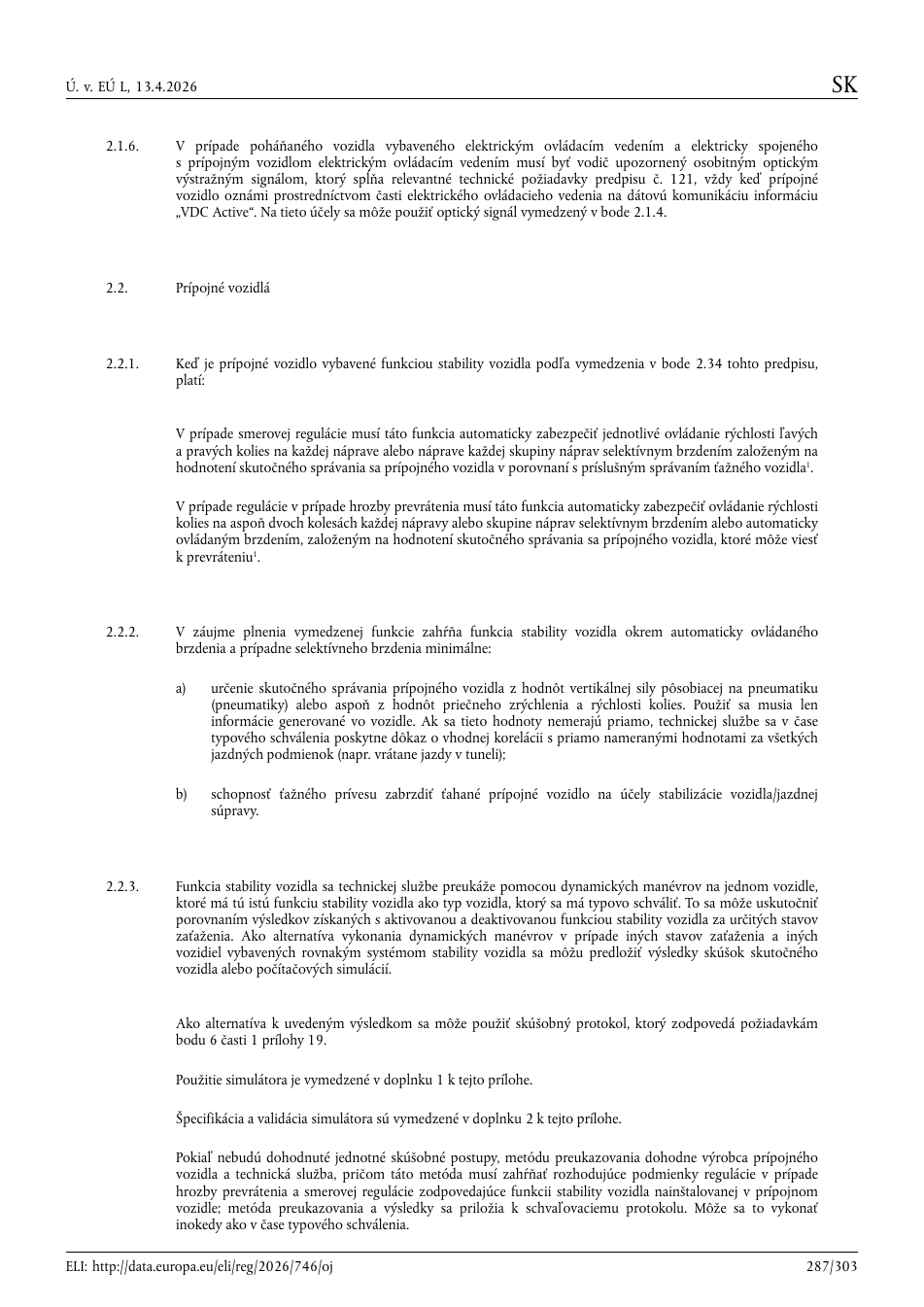Originálna strana 287 prílohy 21